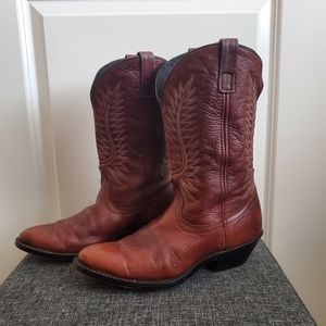 Laredo Leather Cowboy Boots